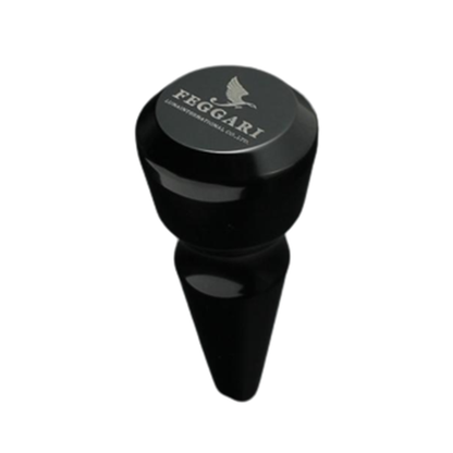 (ブラック) ビレットシフトノブ アルミ削り出し トヨタ車汎用 FEGGARI BLST2