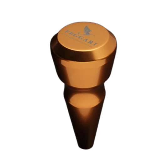 (オレンジ) ビレットシフトノブ アルミ削り出し トヨタ車汎用 FEGGARI BLST9