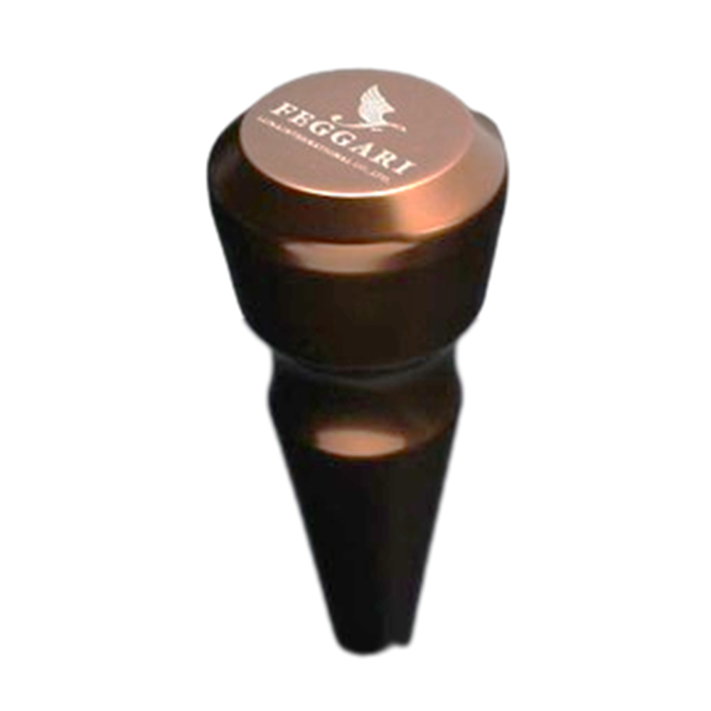 (ブラウン) ビレットシフトノブ アルミ削り出し トヨタ車汎用 FEGGARI BLST10