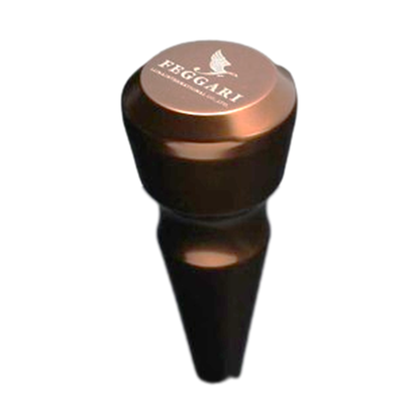 (ブラウン) ビレットシフトノブ アルミ削り出し トヨタ車汎用 FEGGARI BLST10