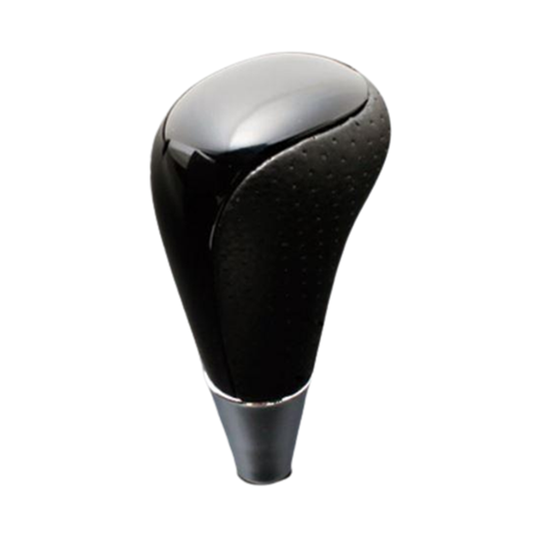 (ピアノブラック×パンチングレザー) ロングタイプ シフトノブ アクア NHP10系 FEGGARI SLT23C-034-002