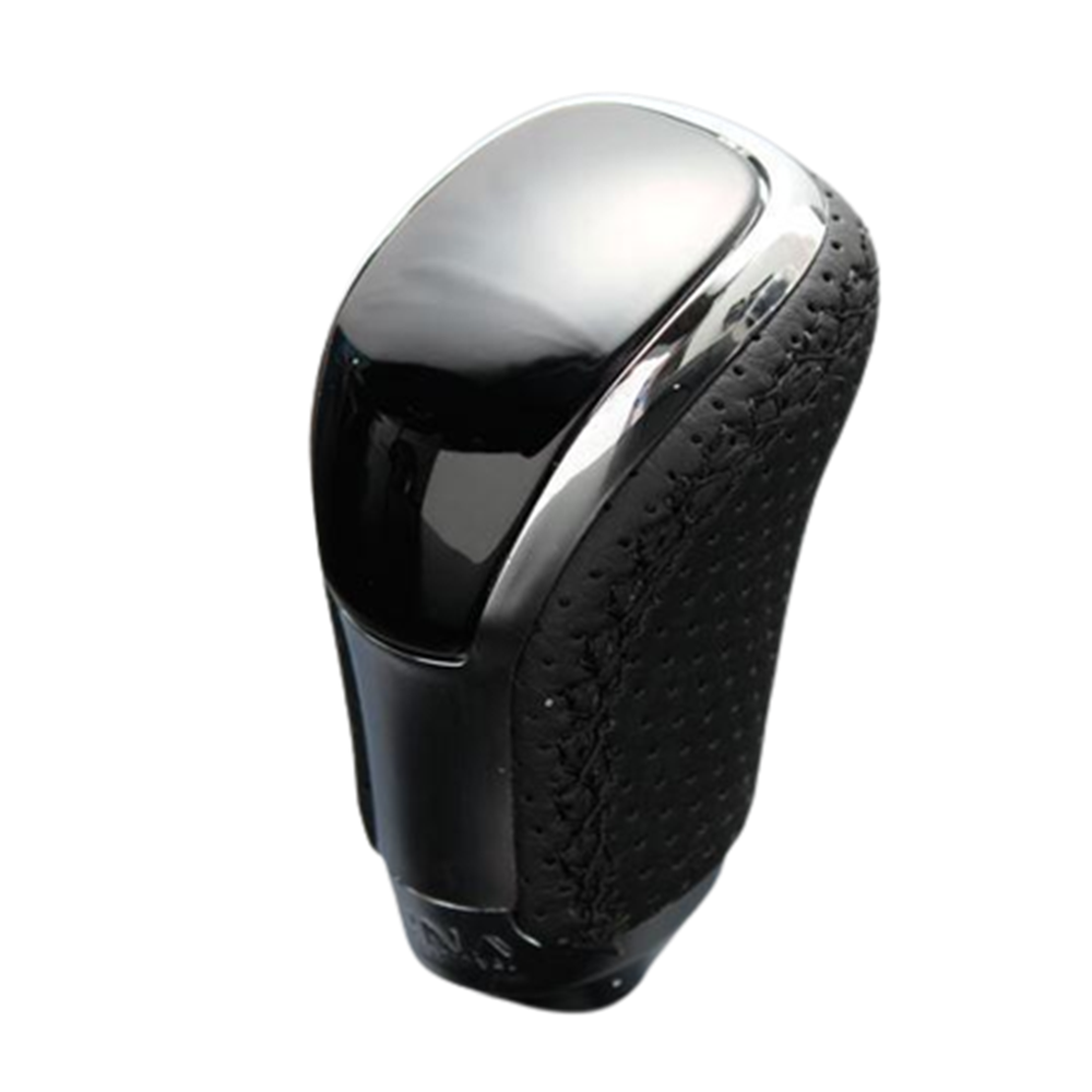 (ピアノブラック×ブラックユーロステッチ) Vタイプスタンダード シフトノブ アクア NHP10系 FEGGARI STV126EBK-002