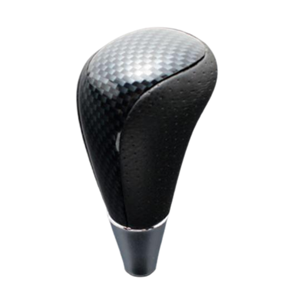 (ブラックカーボン調×パンチングレザー) ロングタイプ シフトノブ アリスト 160系 後期 FEGGARI SLT24C-034-005