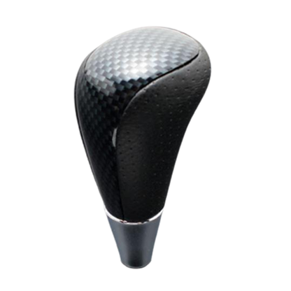 (ブラックカーボン調×パンチングレザー) ロングタイプ シフトノブ アリスト 160系 後期 FEGGARI SLT24C-034-005