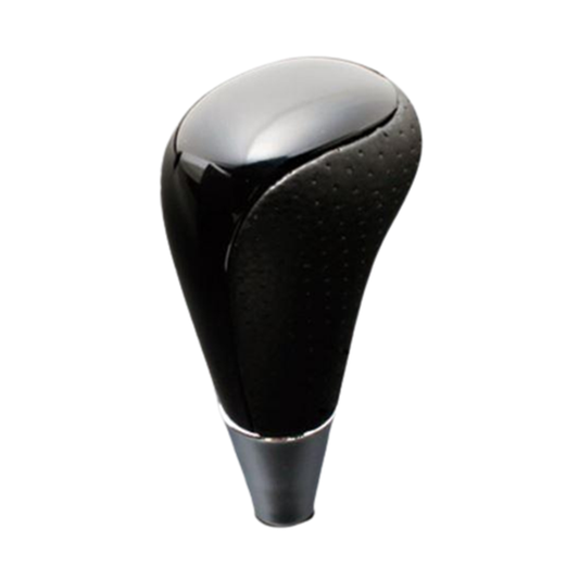 (ピアノブラック×パンチングレザー) ロングタイプ シフトノブ アリスト 160系 後期 FEGGARI SLT23C-034-005