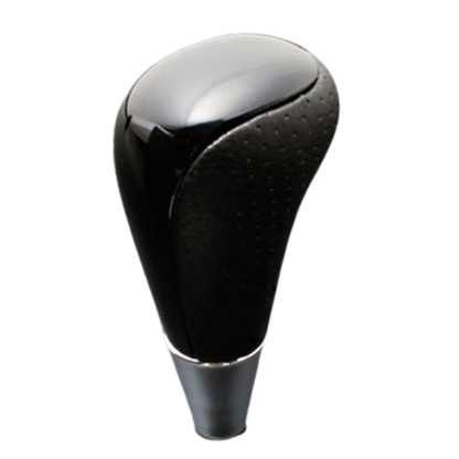 (ピアノブラック×パンチングレザー) ロングタイプ シフトノブ アルファード 10系 FEGGARI SLT23C-034-012