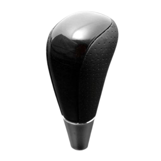 (黒木目×パンチングレザー) ロングタイプ シフトノブ アルファード 10系 FEGGARI SLT21C-034-012