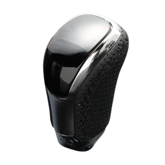 (ピアノブラック×ブラックユーロステッチ) Vタイプスタンダード シフトノブ アルファード 10系 FEGGARI STV126EBK-009