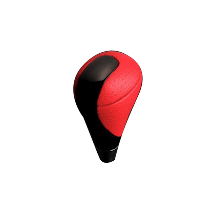 (ピアノブラック×ロッソコルサレッドレザー) レクサスルック シフトノブ ノア 60系 後期 FEGGARI SLT-LX08-015