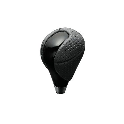 (幾何学模様×グレーレザー) レクサスルック シフトノブ ノア 70系 前期 FEGGARI SLT-LX01-016