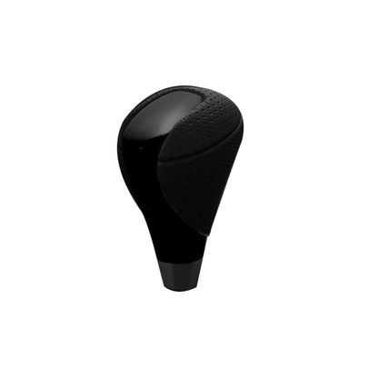 (ピアノブラック×グレーレザー) レクサスルック シフトノブ ノア 70系 後期 FEGGARI SLT-LX07-017