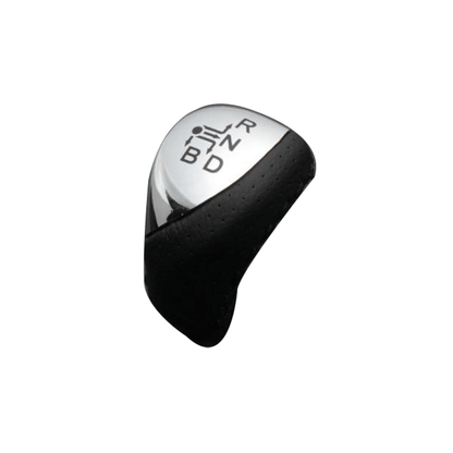 (クロームメッキ×ブラックステッチ) 純正同等サイズ シフトノブ ノア 80系 FEGGARI LKB-153BK-003