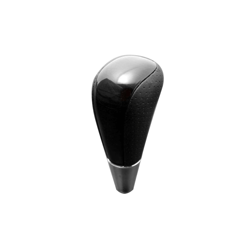 (黒木目×パンチングレザー) ロングタイプ シフトノブ ランドクルーザー 100系 後期 FEGGARI SLT21C-034-030