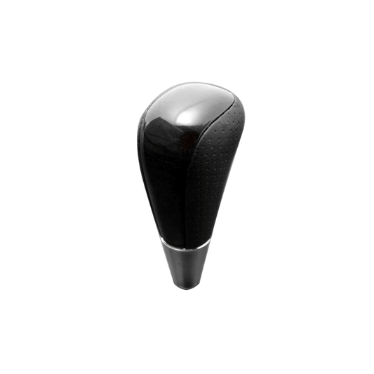 (黒木目×パンチングレザー) ロングタイプ シフトノブ ランドクルーザー 100系 後期 FEGGARI SLT21C-034-030