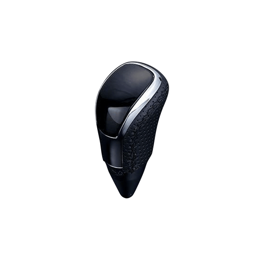 (黒木目×ブラックユーロステッチ) Vタイプロングタイプ シフトノブ ランドクルーザー 200系 後期 FEGGARI STV101EBKL-022
