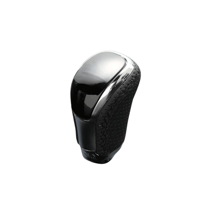 (ピアノブラック×ブラックユーロステッチ) Vタイプスタンダード シフトノブ ランドクルーザー 200系 後期 FEGGARI STV126EBK-039