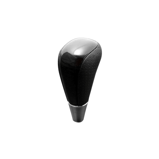 (黒木目×パンチングレザー) ロングタイプ シフトノブ カローラフィールダー 140系 FEGGARI SLT21C-034-022