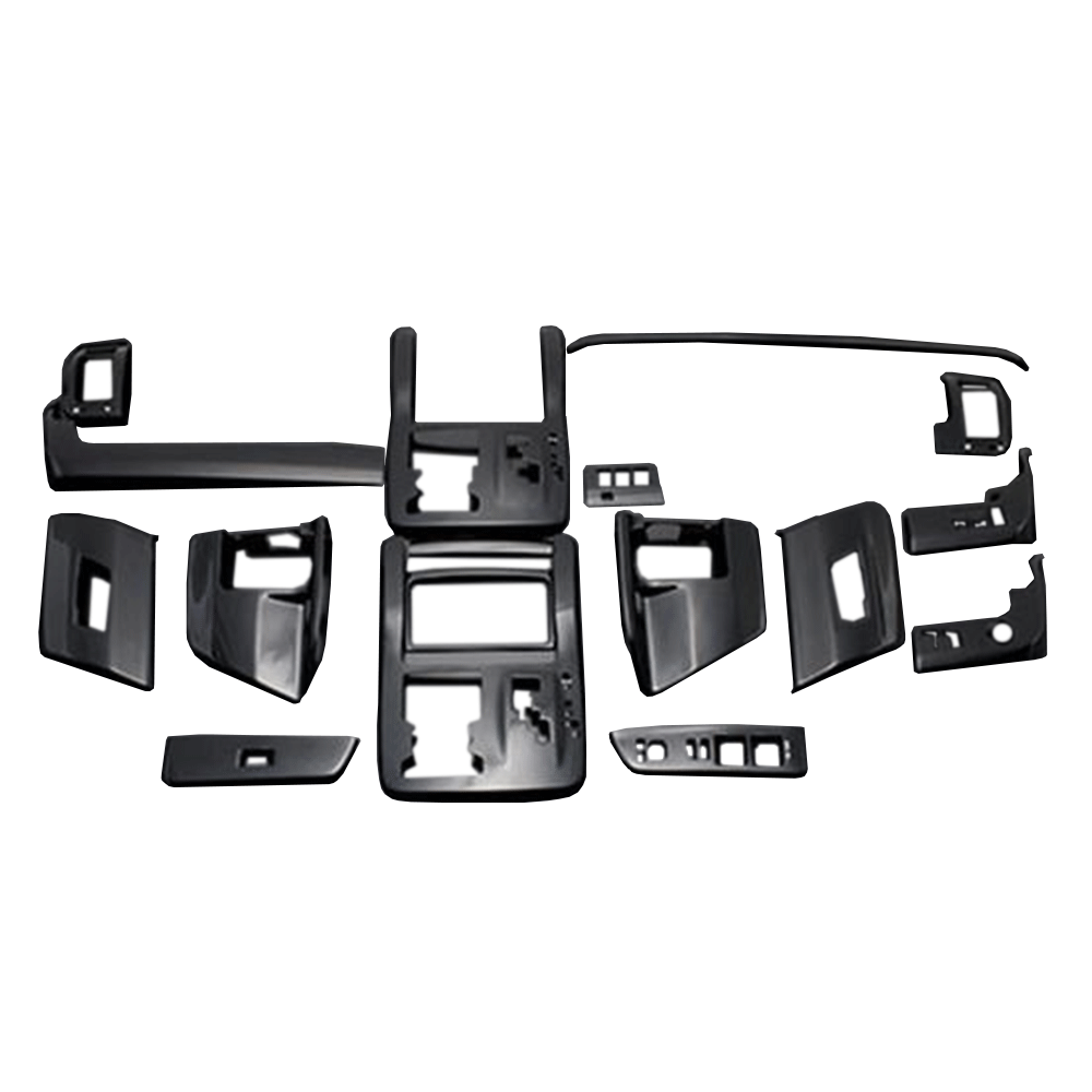 (ピアノブラック) 16ピース 3D立体インテリアパネル ノア 70系 前期 FEGGARI PLT460-002