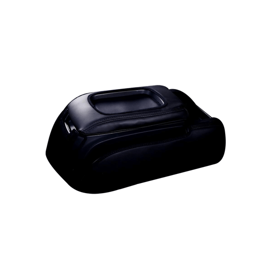 (ブラック) コンソールBOXレザーカバー ハイエース / レジアスエース 200系 5型 標準車 S-GL用 FEGGARI CLCN-B-006