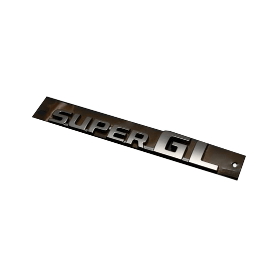 (ブラックメッキ) 特殊加工SUPERGLロゴマーク純正エンブレム ハイエース / レジアスエース 200系 FEGGARI 7544326041BKM