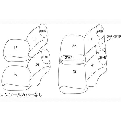 【ブラック】Clazzio クラッツィオシートカバーClazzio Jr ハイラックスサーフ215系(Ｈ14/11〜Ｈ21/9)