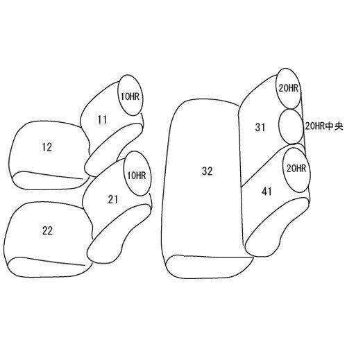 【アイボリー】Clazzio クラッツィオシートカバーClazzio Jr　【Eグレード用】新型プリウス50 系(H27/12〜)