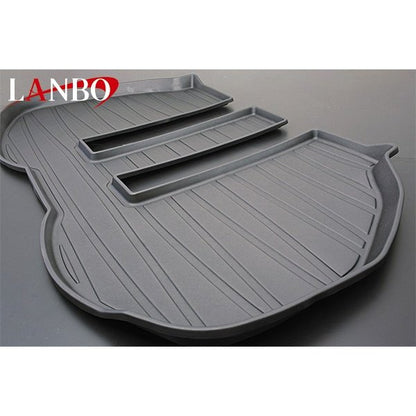 【汚れ防止 アウトドア等にお勧め！】LANBO ランボ 3D ラゲッジマット アルファード / ヴェルファイア 30 系 (H27/1-)