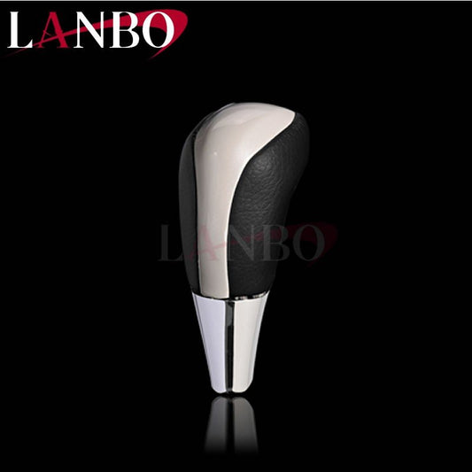 【ホワイトクリスタルシャイン】Fシフトノブ  ハイエース 200 系 1-4 型 対応 LANBO