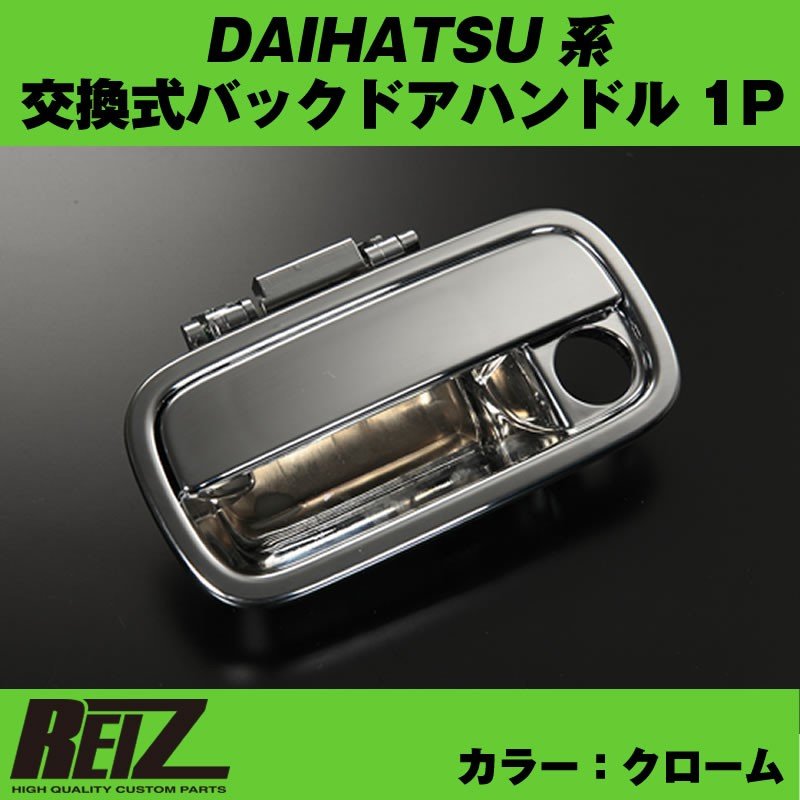 【クローム】交換式バックドアハンドル1P DAIHATSU アトレーワゴン S321 / 331 (H29/12-)