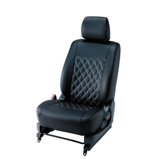 【ブラック】Bellezza ベレッツァワイルドステッチシートカバー ノート E12(H24/9〜Ｈ25/12)前期