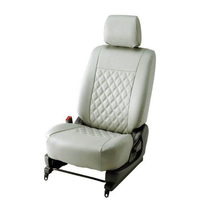 【ライトグレー】Bellezza ベレッツァワイルドステッチシートカバー ノート E12(H24/9〜Ｈ25/12)前期