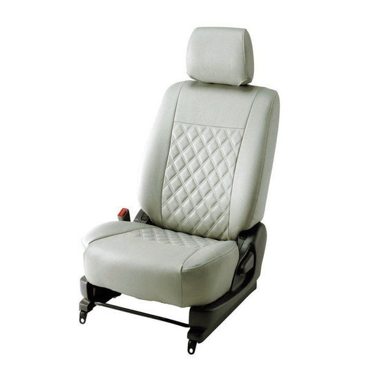 【ライトグレー】Bellezza ベレッツァワイルドステッチシートカバー ノート E12(H24/9〜Ｈ25/12)前期
